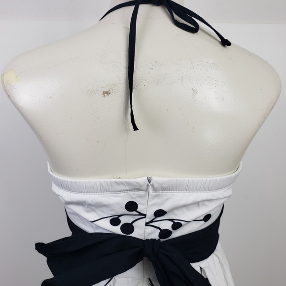 Speechless Dress size 5 White Black Floral Empire - Picture 5 of 7